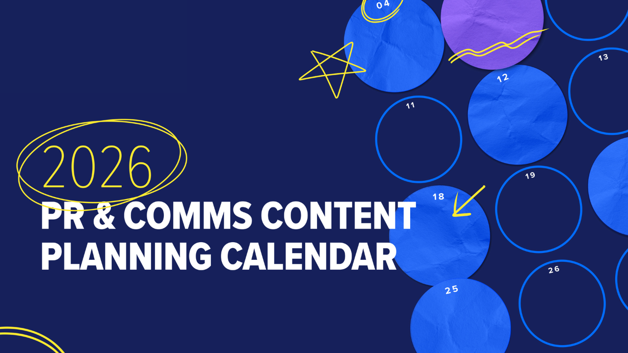 image of cover of Cision's 2026 content planning calendar